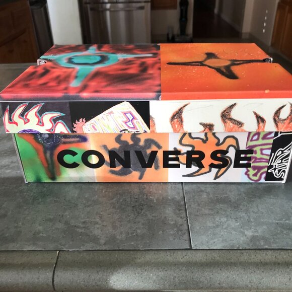 NIB Converse Come Tees x Chuck 70 Hi Top Sneakers Star Light Path Orange- Mens 4 - Picture 2 of 10